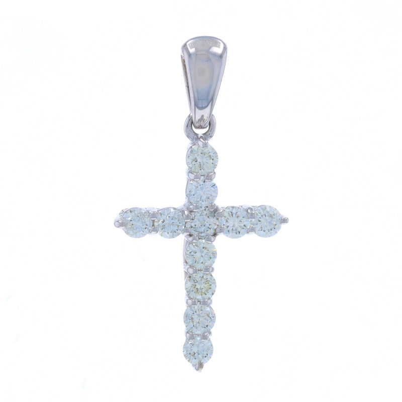 .75ctw Diamond Pendant White Gold