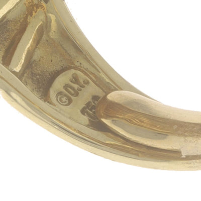 David Yurman Sculpted Cable Dome Band Yellow Gold