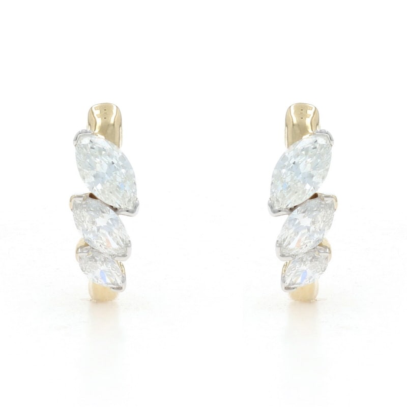 .82ctw Diamond Women's Earrings Yellow Gold