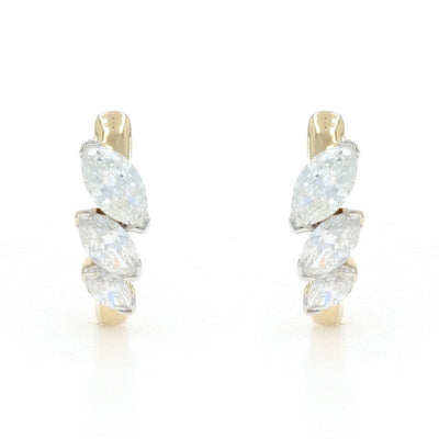 .82ctw Diamond Women's Earrings Yellow Gold
