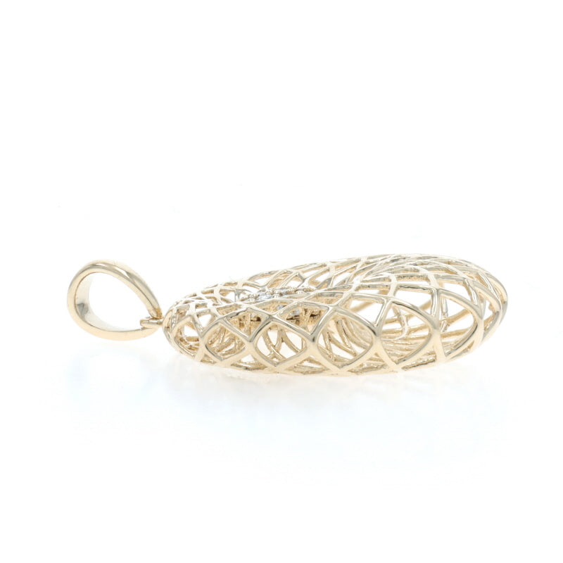 .13ctw Diamond Pendant Yellow Gold