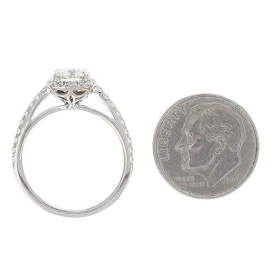 1.41ctw Diamond and Diamond Ring White Gold