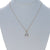 Mother of Pearl and Diamond Cable Chain Pendant Necklace Yellow Gold