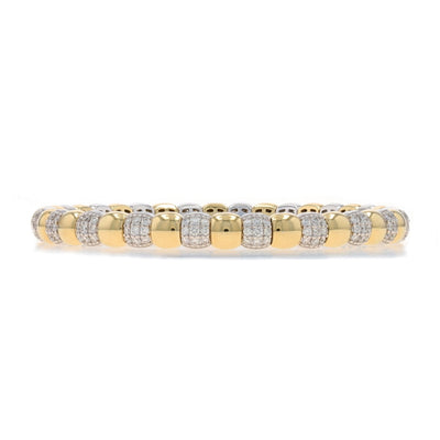 1.95ctw Diamond Bracelet Yellow Gold