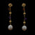 Marco Bicego Freshwater Pearl and Citrine Earrings Yellow Gold