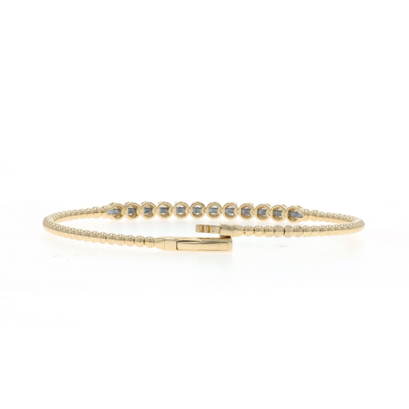 1.06ctw Diamond Bracelet Yellow Gold