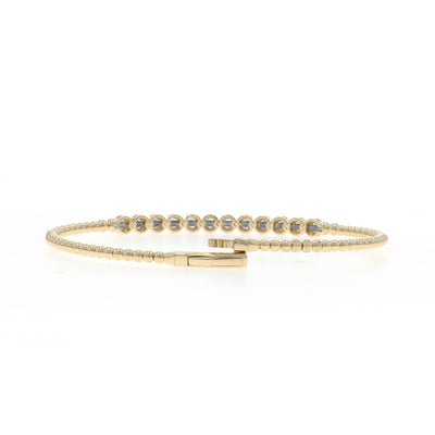 1.06ctw Diamond Bracelet Yellow Gold