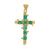 5.80ctw Emerald Pendant Yellow Gold