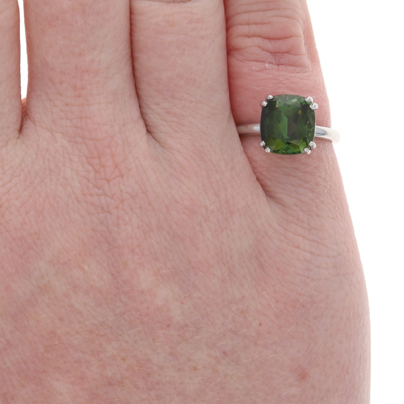 5.70ct Tourmaline Ring White Gold