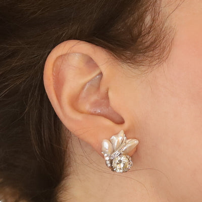 Ruser 5.04ctw Diamond Earrings Platinum