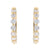 1.00ctw Diamond Earrings Yellow Gold