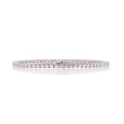 4.05ctw Diamond Bracelet White Gold