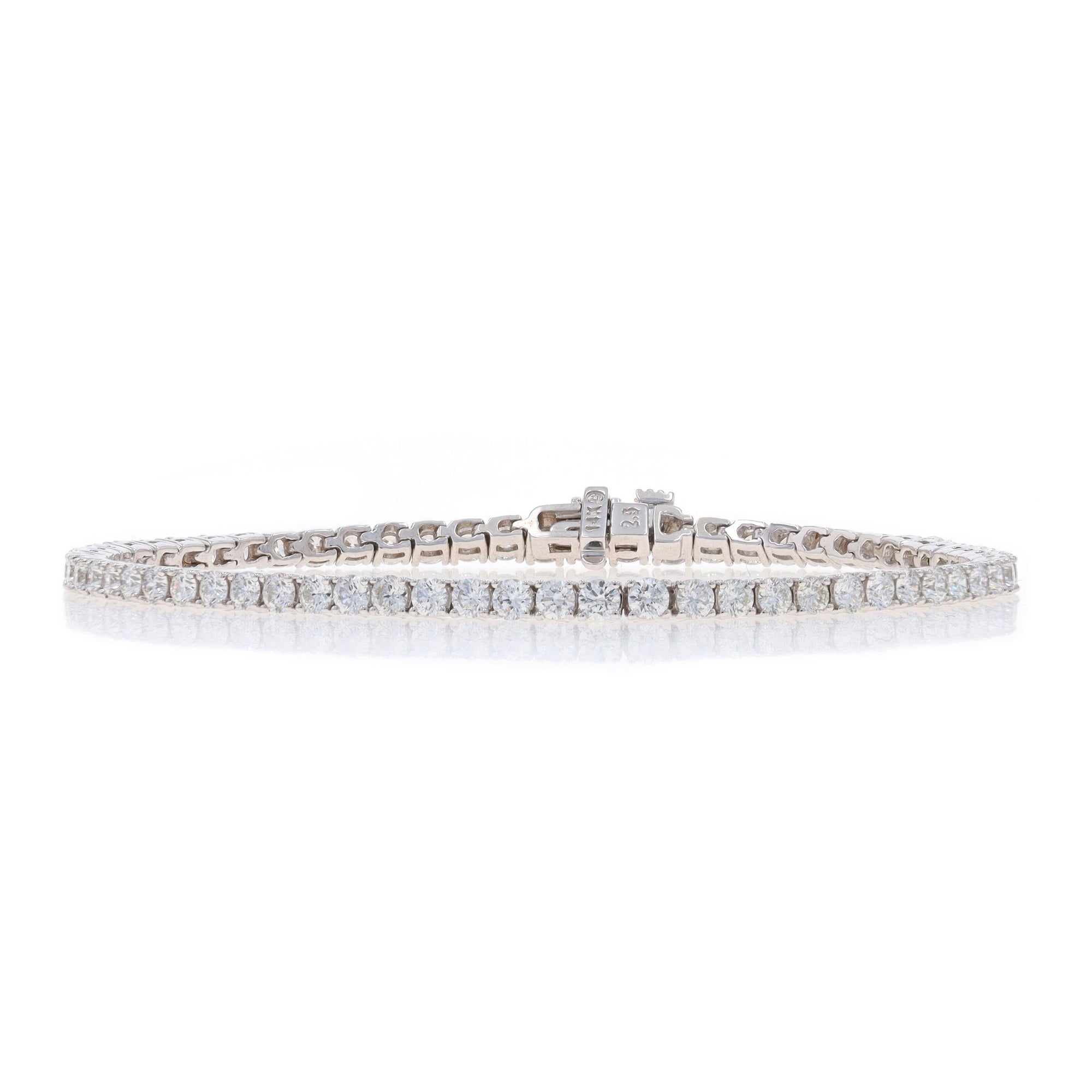 4.05ctw Diamond Bracelet White Gold