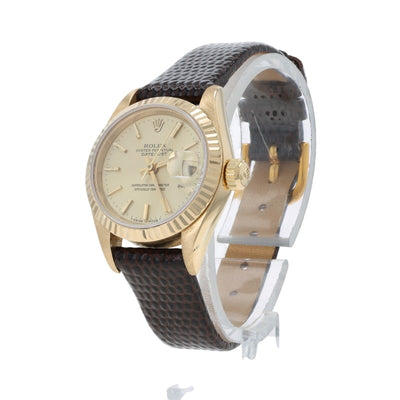 Rolex Lady Datejust President Women's Watch 69178 Yellow Gold Automatic