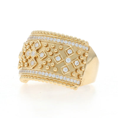 Doves by Doron Paloma .33ctw Diamond Band Yellow Gold