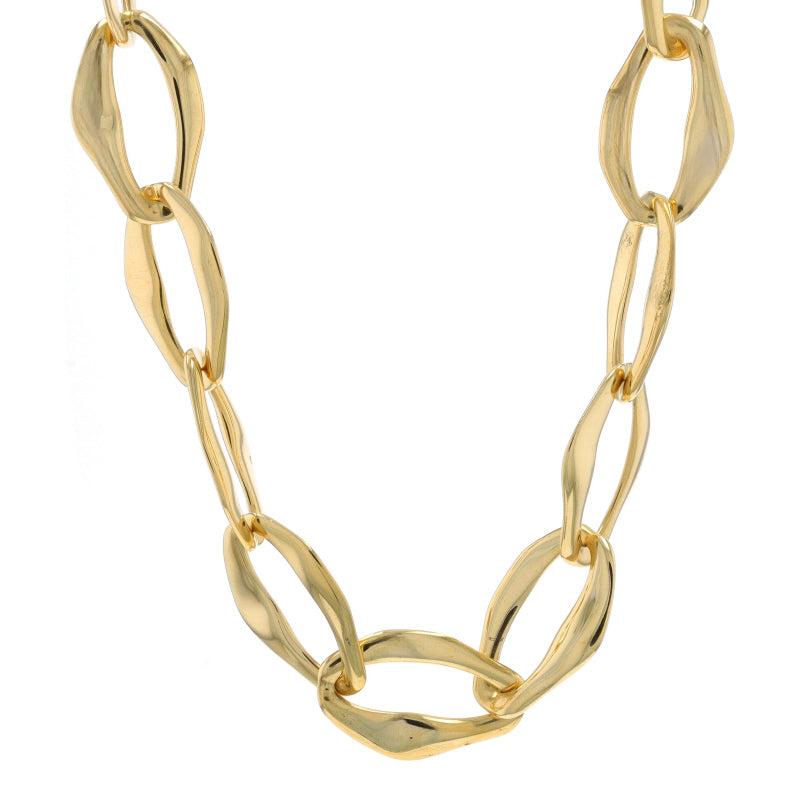 Tiffany Elsa Peretti Aegean Toggle Necklace Necklace Yellow