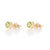 .52ctw Peridot Earrings Yellow Gold