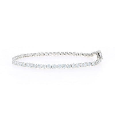 5.02ctw Diamond Bracelet White Gold