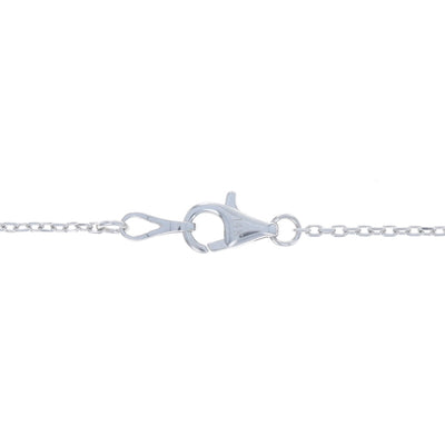 .56ctw Diamond Diamond Cut Cable Chain Station Necklace White Gold