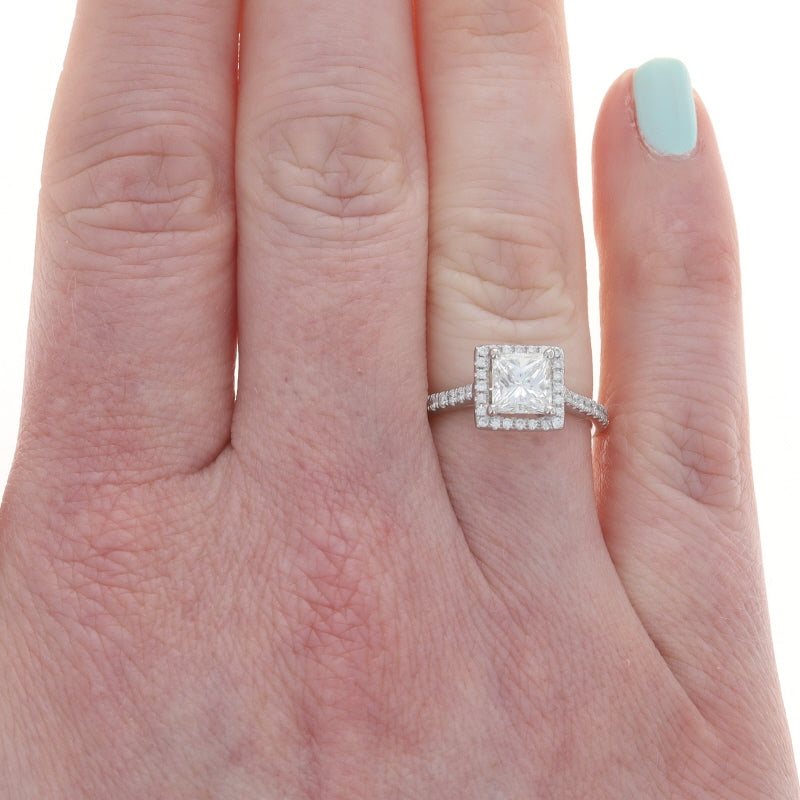 1.35ctw Diamond and Diamond Ring White Gold