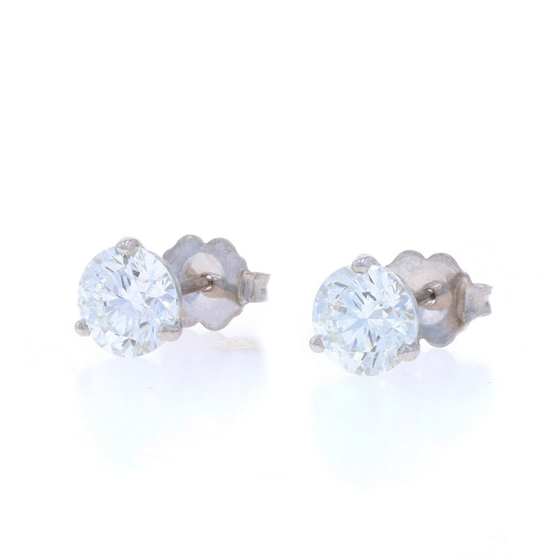 1.80ctw Diamond Earrings White Gold