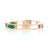 3.44ctw Jadeite and Diamond Bracelet Yellow Gold