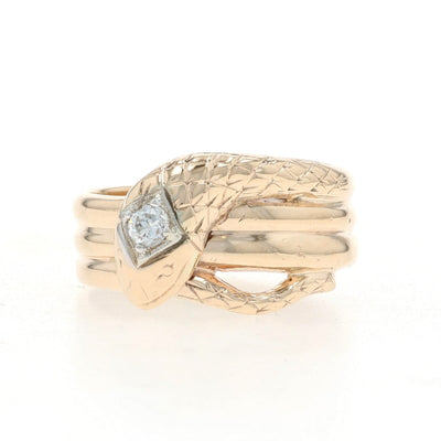 Diamond Women's Band Yellow Gold