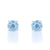 1.54ctw Aquamarine Earrings White Gold