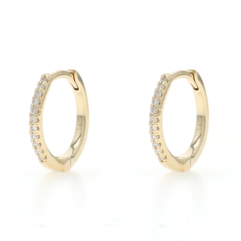 Diamond Earrings Yellow Gold