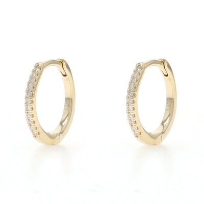 Diamond Earrings Yellow Gold