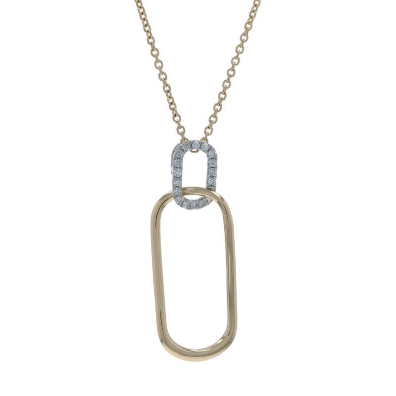 Diamond Pendant Necklace Yellow Gold