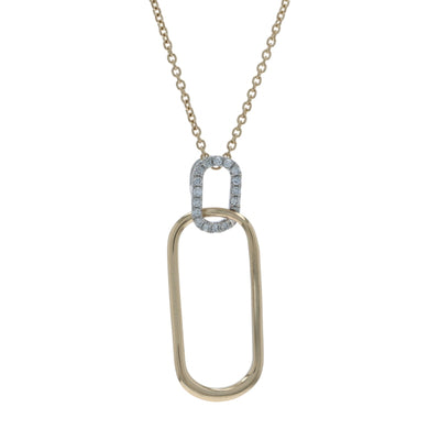 Diamond Pendant Necklace Yellow Gold