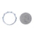 1.28ctw Sapphire and Diamond Band White Gold