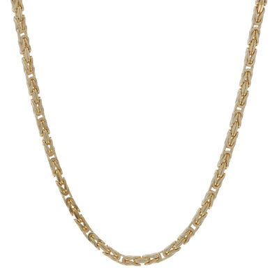 Byzantine Chain Necklace Yellow Gold