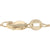 Cultured Freshwater Pearl Cable Necklace Yellow Gold