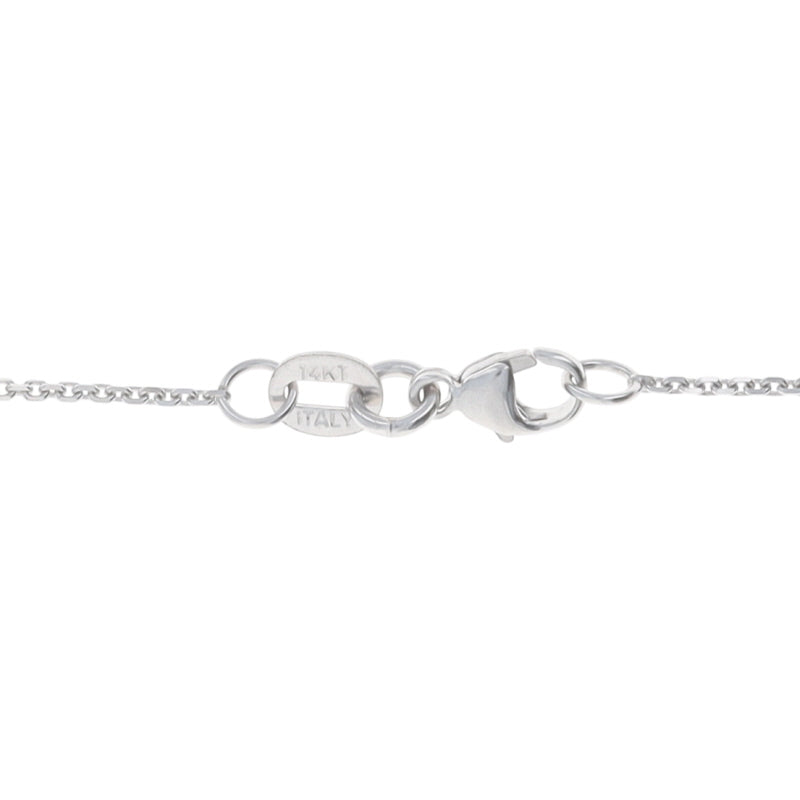 1.69ctw Diamond and Diamond Pendant Necklace White Gold