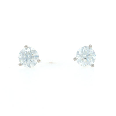1.40ctw Diamond Earrings White Gold