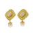 .27ctw Diamond and Akoya Pearl Earrings Yellow Gold