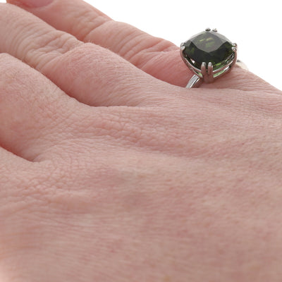 5.70ct Tourmaline Ring White Gold