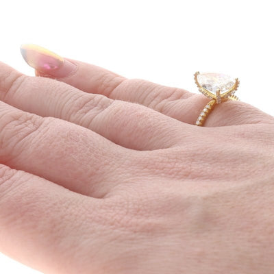 3.36ctw Diamond and Diamond Women's Ring Yellow Gold