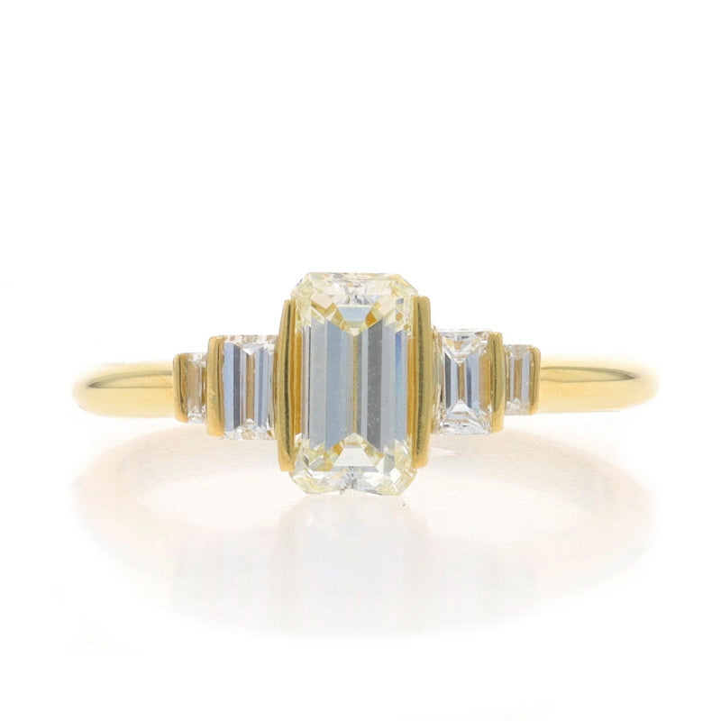 1.03ctw Diamond Ring Yellow Gold