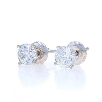 1.54ctw Diamond Earrings White Gold