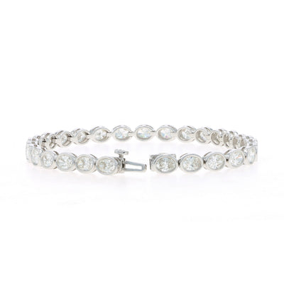 7.07ctw Diamond Bracelet White Gold