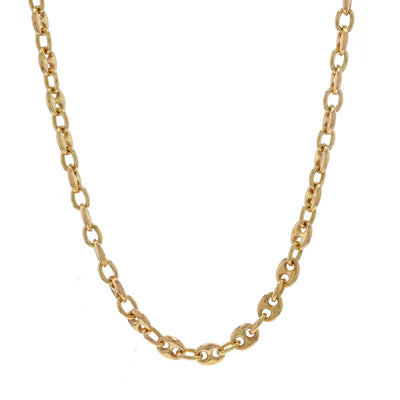 Gucci Link Chain Necklace Yellow Gold