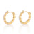 .95ctw Diamond Earrings Yellow Gold