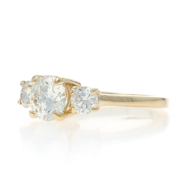 1.52ctw Diamond and Diamond Ring Yellow Gold