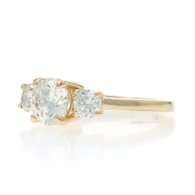 1.52ctw Diamond and Diamond Ring Yellow Gold