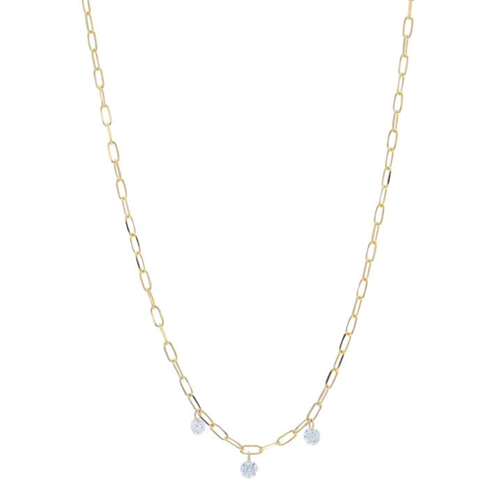 .30ctw Diamond Necklace Yellow Gold