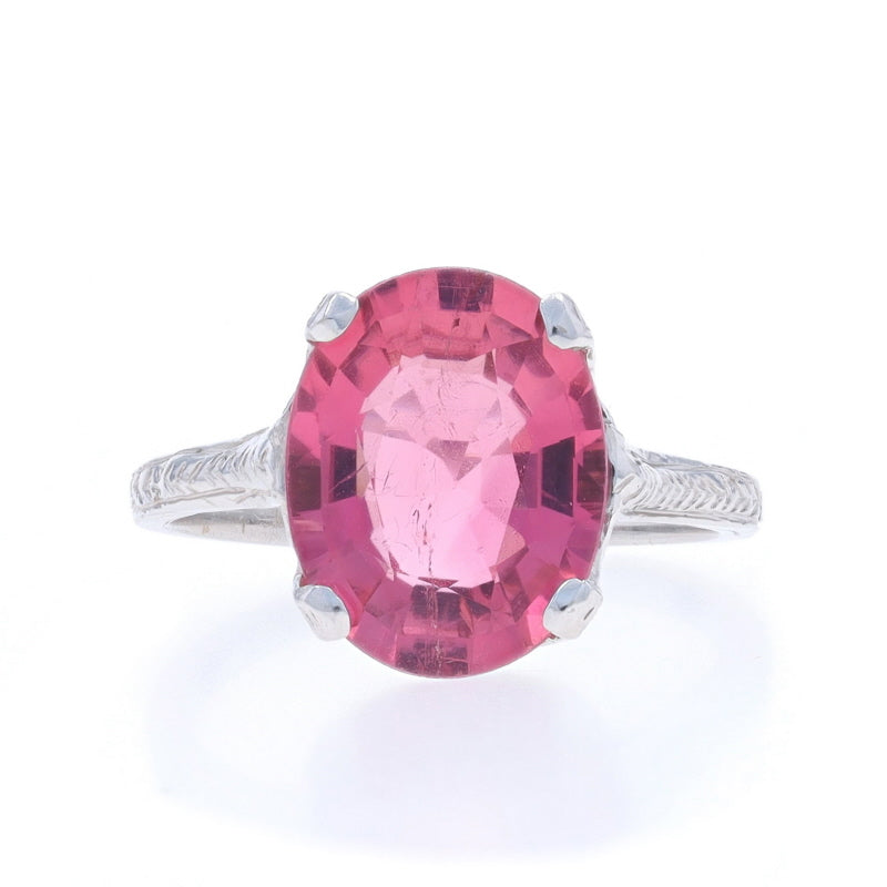 4.72ct Tourmaline Ring White Gold