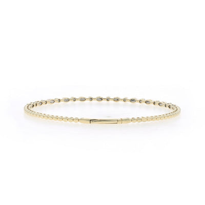 1.06ctw Diamond Women's Bracelet Yellow Gold